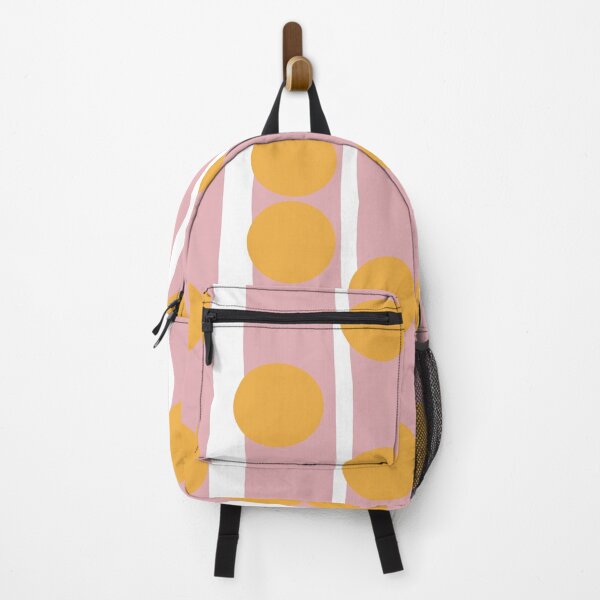 Item preview, Retro Pink and Yellow Polka Dot Stripes Pattern designed and sold by Ailiida.