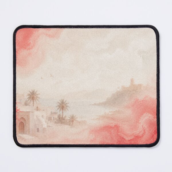 Item preview, Tunisia Watercolor Travel Illustration designed and sold by AHOK-lab.