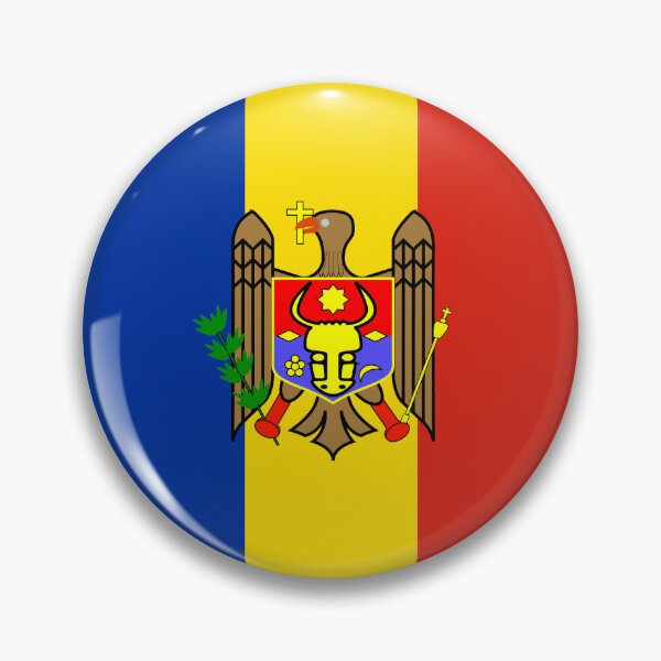 Item preview, Moldova Circle Flag MD designed and sold by shitpostee.