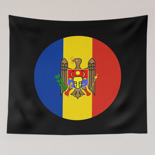 Item preview, Moldova Circle Flag MD designed and sold by shitpostee.