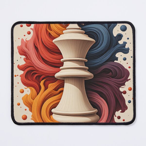 Item preview, King chess piece surrounded by liquid colors designed and sold by Mianku | Für das Leben.