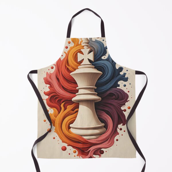 Item preview, King chess piece surrounded by liquid colors designed and sold by Mianku | Für das Leben.