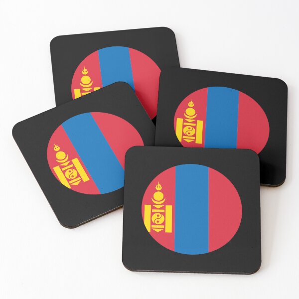 Item preview, Mongolia Circle Flag MN designed and sold by shitpostee.