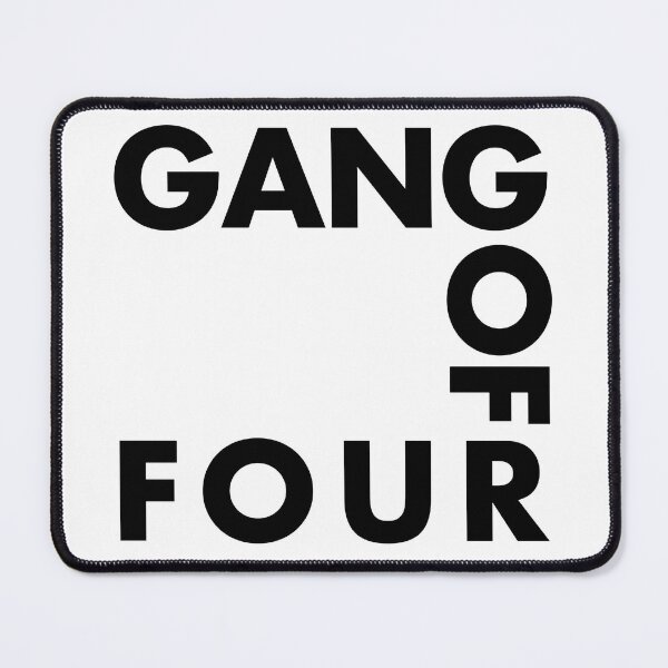 Item preview, Gang Of Four Minimalist Post Punk Typography designed and sold by katiehparsns.