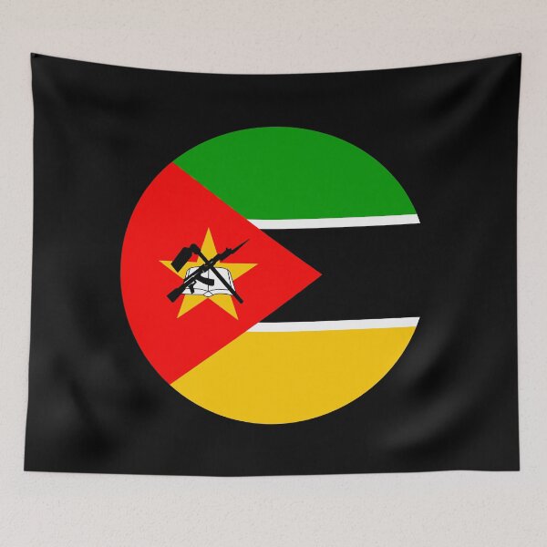 Item preview, Mozambique Circle Flag MZ designed and sold by shitpostee.