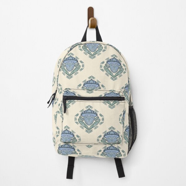 Item preview, Ornamental Acorn Botanical Pattern Blue Green Vintage Nature Aesthetic Design designed and sold by Almanzart.