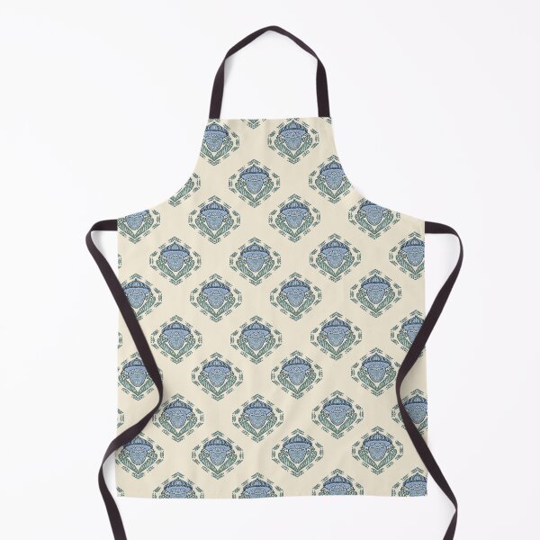 Item preview, Ornamental Acorn Botanical Pattern Blue Green Vintage Nature Aesthetic Design designed and sold by Almanzart.