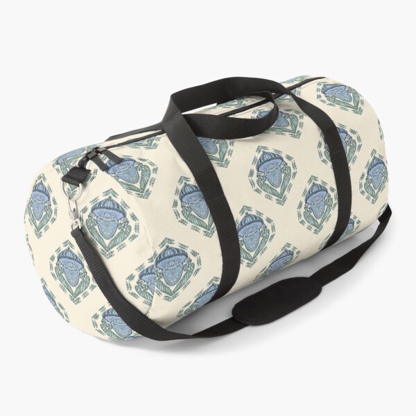 Item preview, Ornamental Acorn Botanical Pattern Blue Green Vintage Nature Aesthetic Design designed and sold by Almanzart.