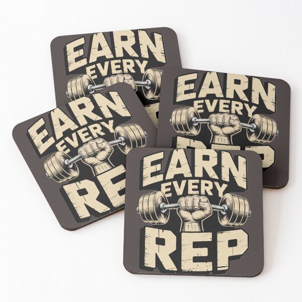 Item preview, Earn Every Rep - Gym Motivation Shirt designed and sold by Hadamah.