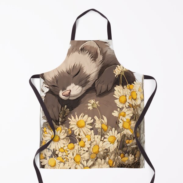 Item preview, Apothecary Chamomile Ferret designed and sold by IllumeInk.