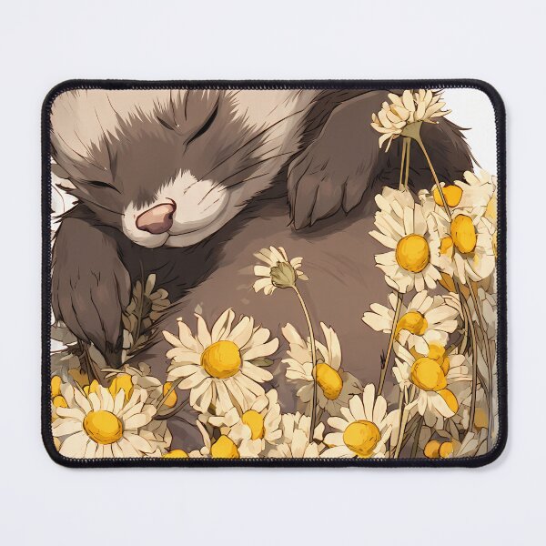 Item preview, Apothecary Chamomile Ferret designed and sold by IllumeInk.