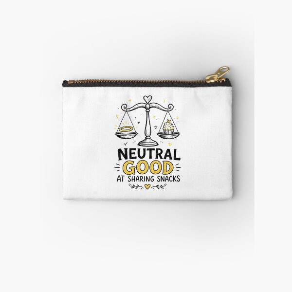 Item preview, Neutral Good At Sharing Snacks Funny Alignment Chart Art designed and sold by Fenay Designs.