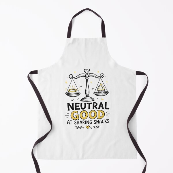 Item preview, Neutral Good At Sharing Snacks Funny Alignment Chart Art designed and sold by Fenay Designs.