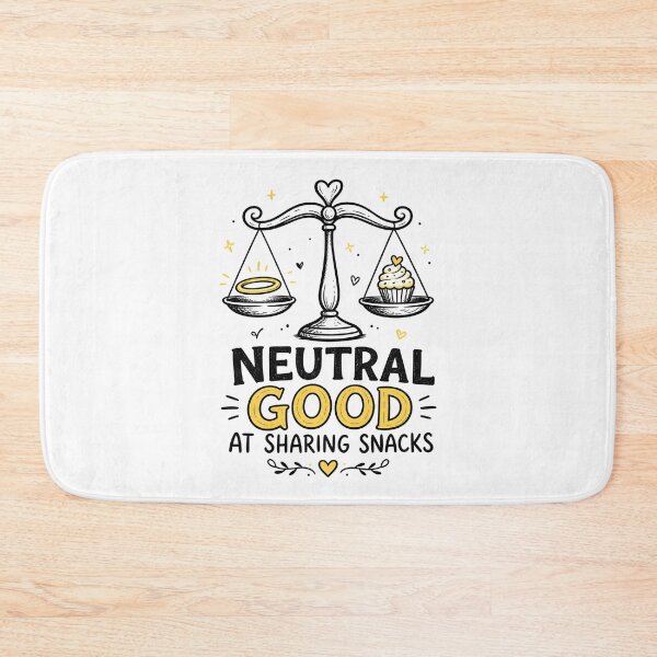 Item preview, Neutral Good At Sharing Snacks Funny Alignment Chart Art designed and sold by Fenay Designs.