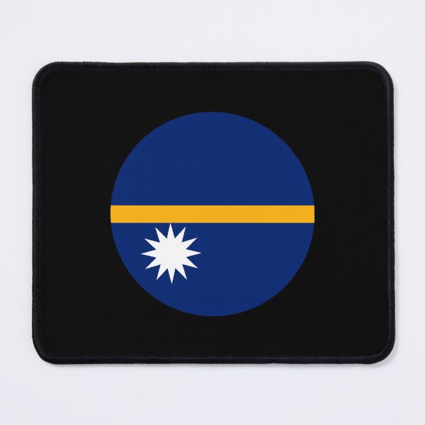 Item preview, Nauru Circle Flag NR designed and sold by shitpostee.