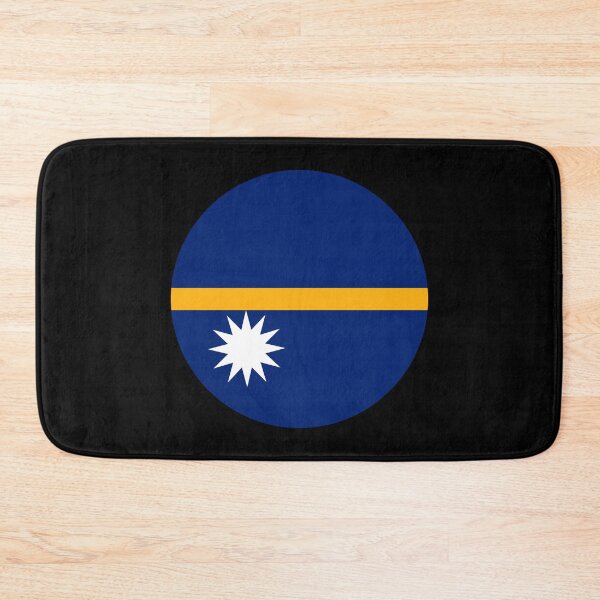 Item preview, Nauru Circle Flag NR designed and sold by shitpostee.