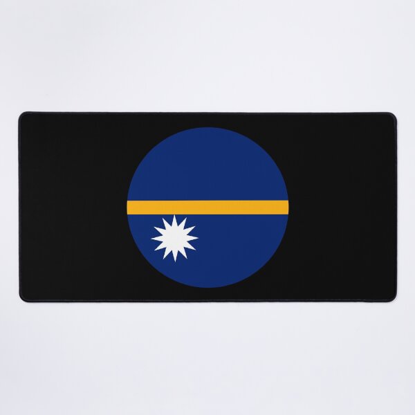 Item preview, Nauru Circle Flag NR designed and sold by shitpostee.