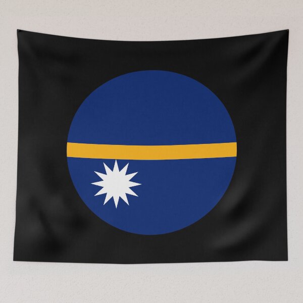 Item preview, Nauru Circle Flag NR designed and sold by shitpostee.