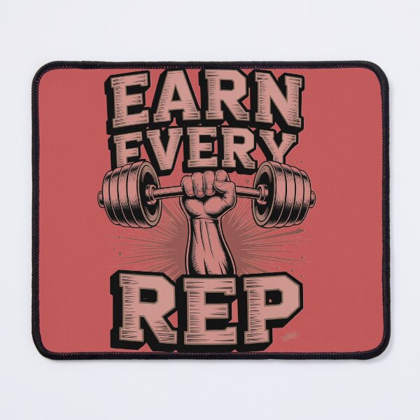 Item preview, Earn Every Rep - Gym Motivation Shirt designed and sold by Hadamah.