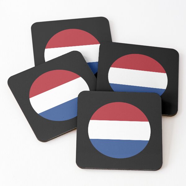 Aperçu de l'œuvre Drapeau circulaire des Pays-Bas NL créée et vendue par shitpostee.