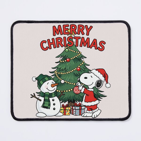 Item preview, Merry Christmas Snoopy Snowman Holiday Celebration designed and sold by LysiTHWIP.