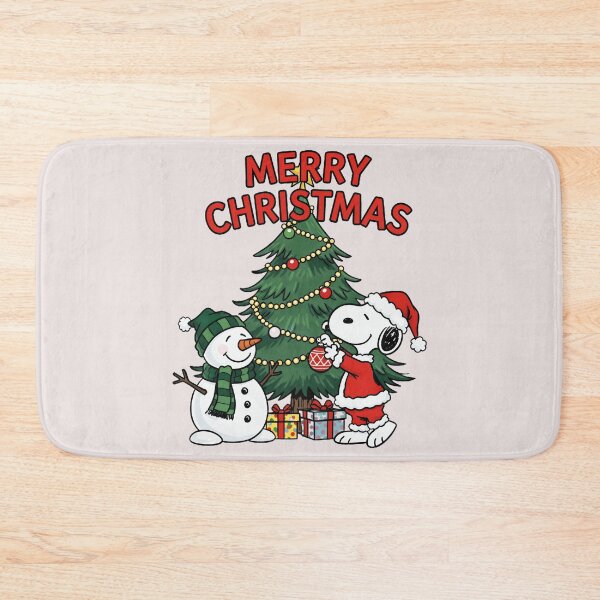 Item preview, Merry Christmas Snoopy Snowman Holiday Celebration designed and sold by LysiTHWIP.