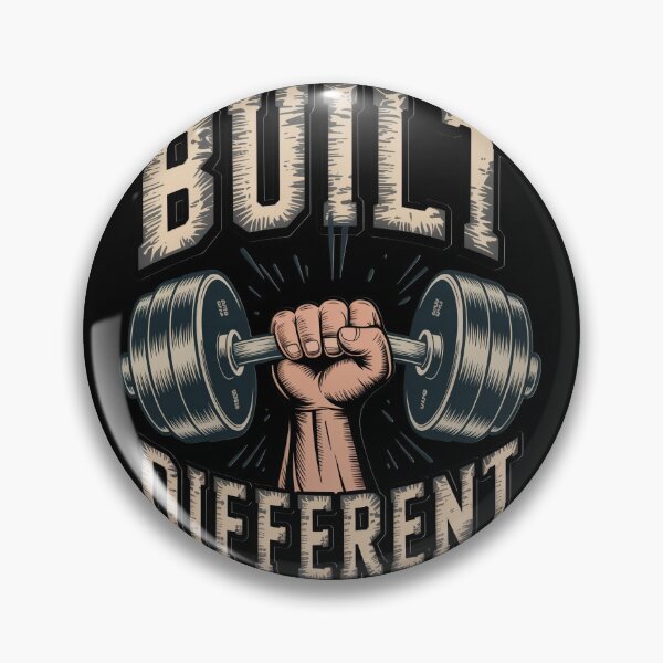 Item preview, Built Different - Gym Motivation Shirt designed and sold by Hadamah.