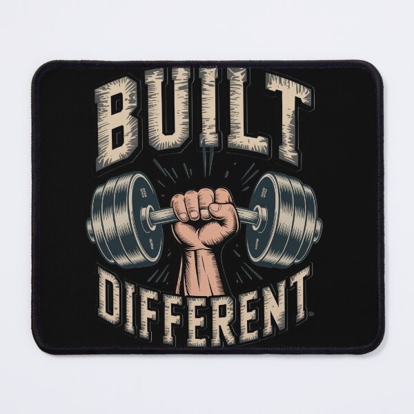Item preview, Built Different - Gym Motivation Shirt designed and sold by Hadamah.