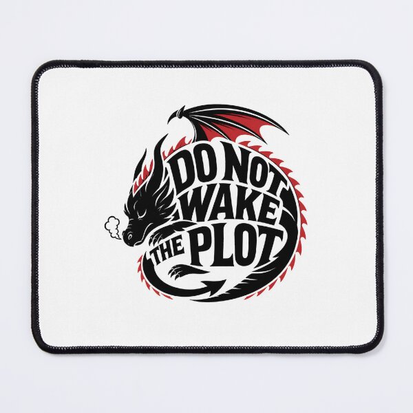 Item preview, Do Not Wake The Plot Dark Dragon Silhouette Art designed and sold by Fenay Designs.