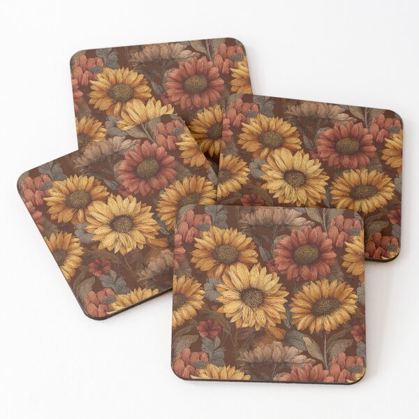 Item preview, Blooming Sunflower Texture  - Birth Flower Pattern - Birthday Gift Ideas designed and sold by RoyalStarsPatts.