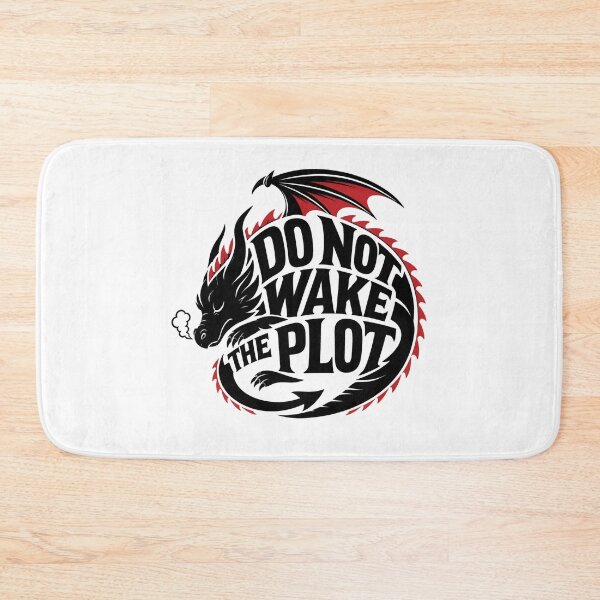 Item preview, Do Not Wake The Plot Dark Dragon Silhouette Art designed and sold by Fenay Designs.
