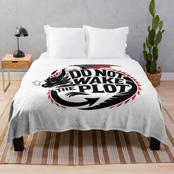 Item preview, Do Not Wake The Plot Dark Dragon Silhouette Art designed and sold by Fenay Designs.