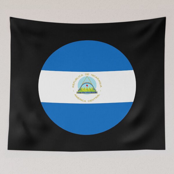 Item preview, Nicaragua Circle Flag NI designed and sold by shitpostee.