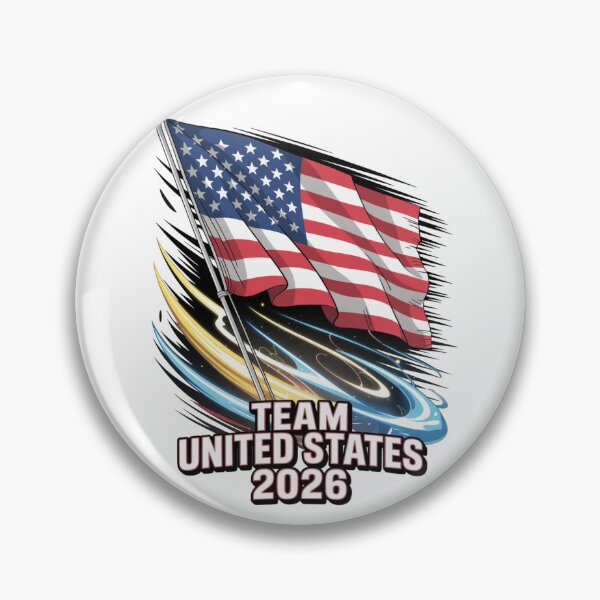 Item preview, Team United States USA 2026 Fan Flag T-Shirt V8 designed and sold by DBWStudios.