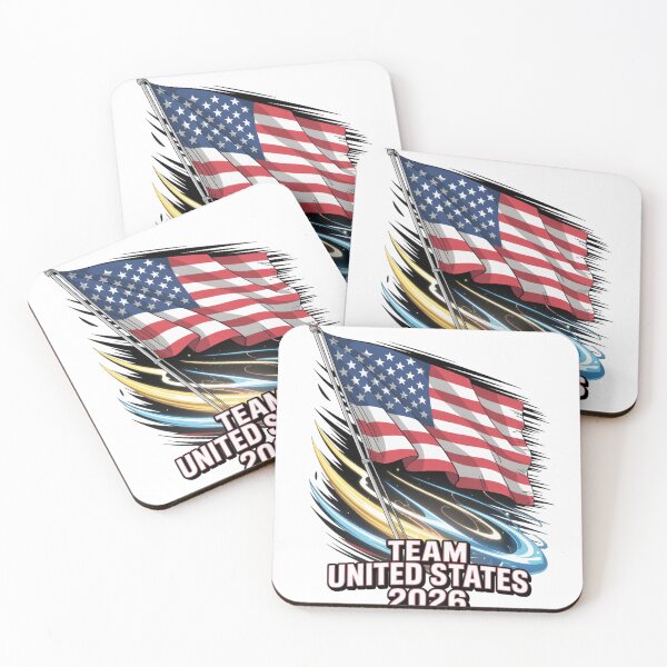 Item preview, Team United States USA 2026 Fan Flag T-Shirt V8 designed and sold by DBWStudios.