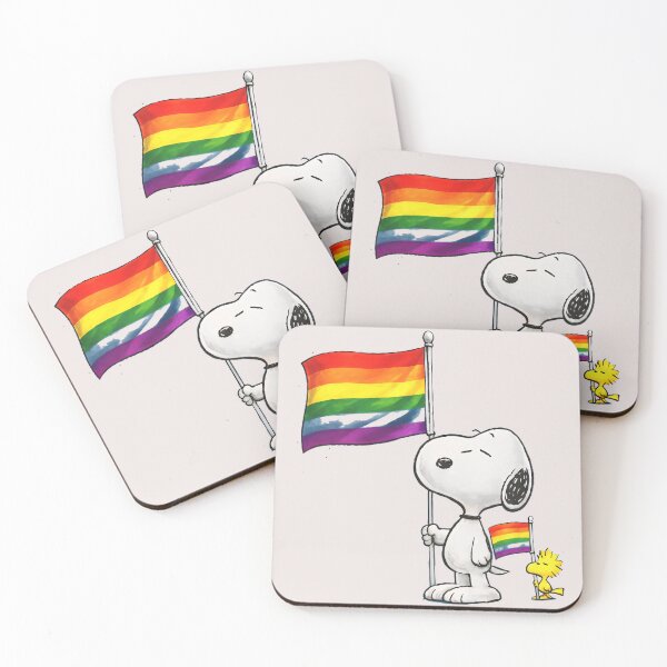 Item preview, Snoopy Woodstock Peanuts Pride Lgbtq Support designed and sold by LysiTHWIP.