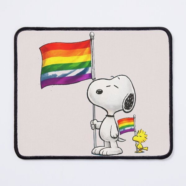 Item preview, Snoopy Woodstock Peanuts Pride Lgbtq Support designed and sold by LysiTHWIP.