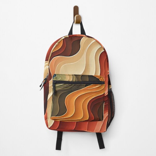 Item preview, Abstract waves in a spiral design, warm colors designed and sold by Mianku | Für das Leben.