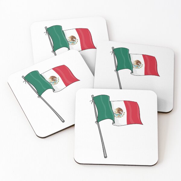 Item preview, mexico flag designed and sold by LiteratiOnline.