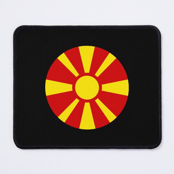 Item preview, North Macedonia Circle Flag MK designed and sold by shitpostee.