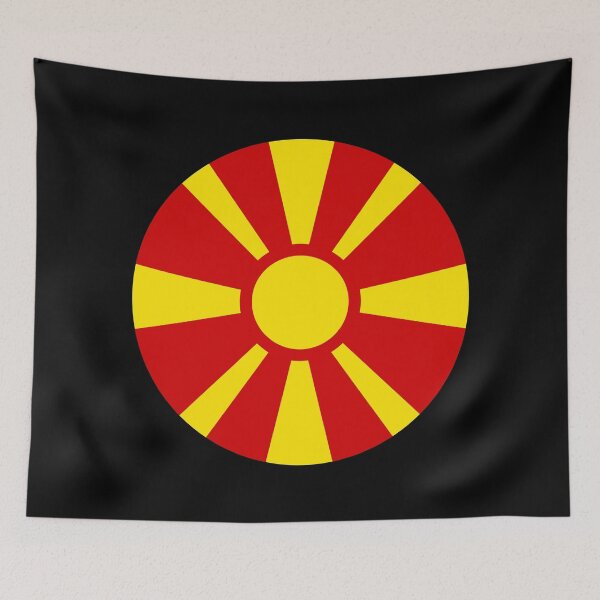 Item preview, North Macedonia Circle Flag MK designed and sold by shitpostee.