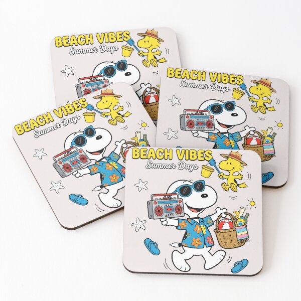 Item preview, Beach Vibes Summer Days Snoopy Woodstock Summer Vacation designed and sold by LysiTHWIP.