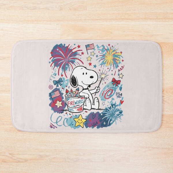 Item preview, Snoopy Fireworks Fourth Of July American Patriot designed and sold by LysiTHWIP.