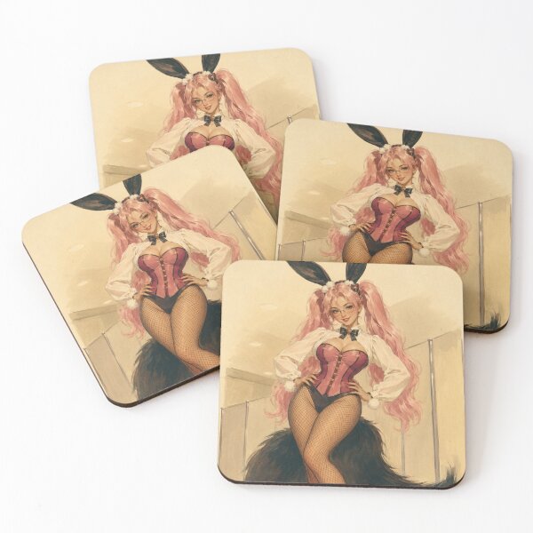 Item preview, Vintage Bunny Girl Pinup – Retro Anime Waifu Glamour Art designed and sold by Cosplayvintage.