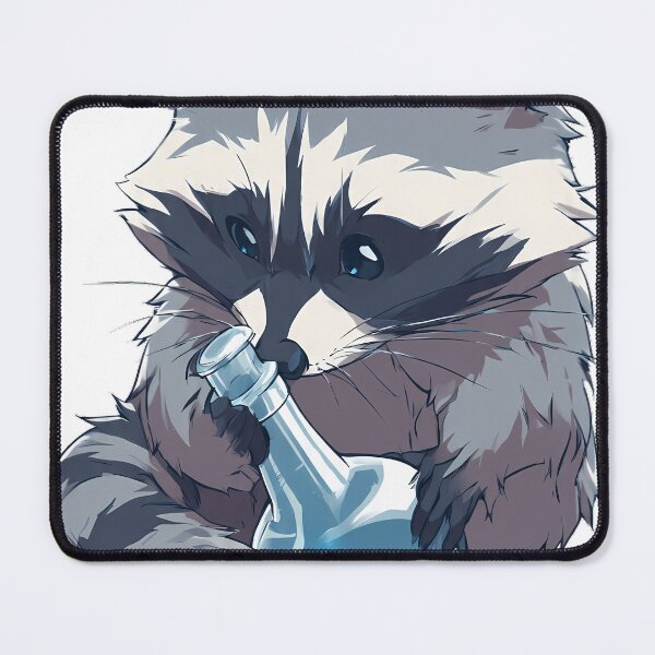Item preview, Apothecary Raccoon Flask designed and sold by IllumeInk.