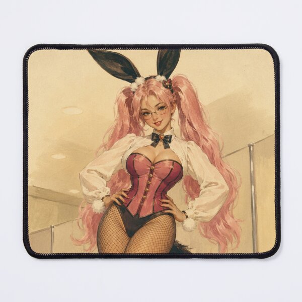 Item preview, Vintage Bunny Girl Pinup – Retro Anime Waifu Glamour Art designed and sold by Cosplayvintage.