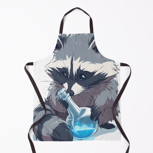 Item preview, Apothecary Raccoon Flask designed and sold by IllumeInk.