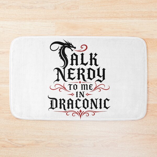 Item preview, Talk Nerdy To Me In Draconic Gothic Fantasy Art designed and sold by Fenay Designs.