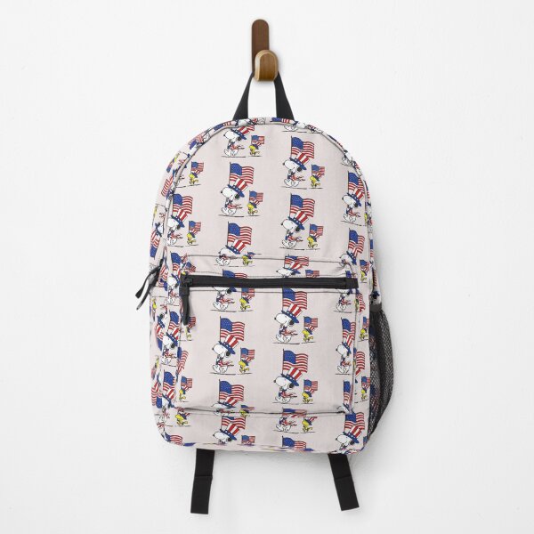 Item preview, Snoopy And Woodstock Patriotic American Flag Celebration designed and sold by LysiTHWIP.