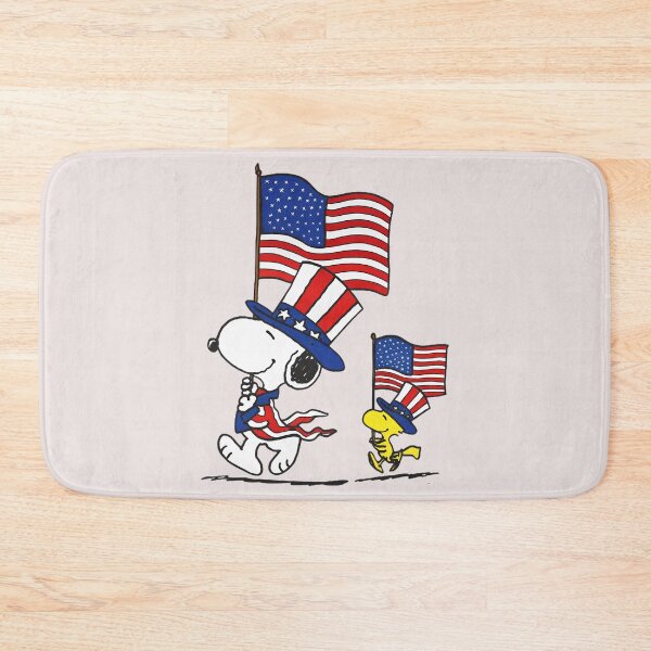 Item preview, Snoopy And Woodstock Patriotic American Flag Celebration designed and sold by LysiTHWIP.
